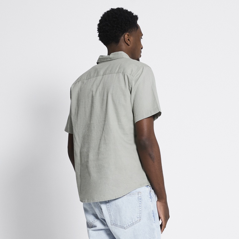 Short sleeve linen blend shirt "Isak"
